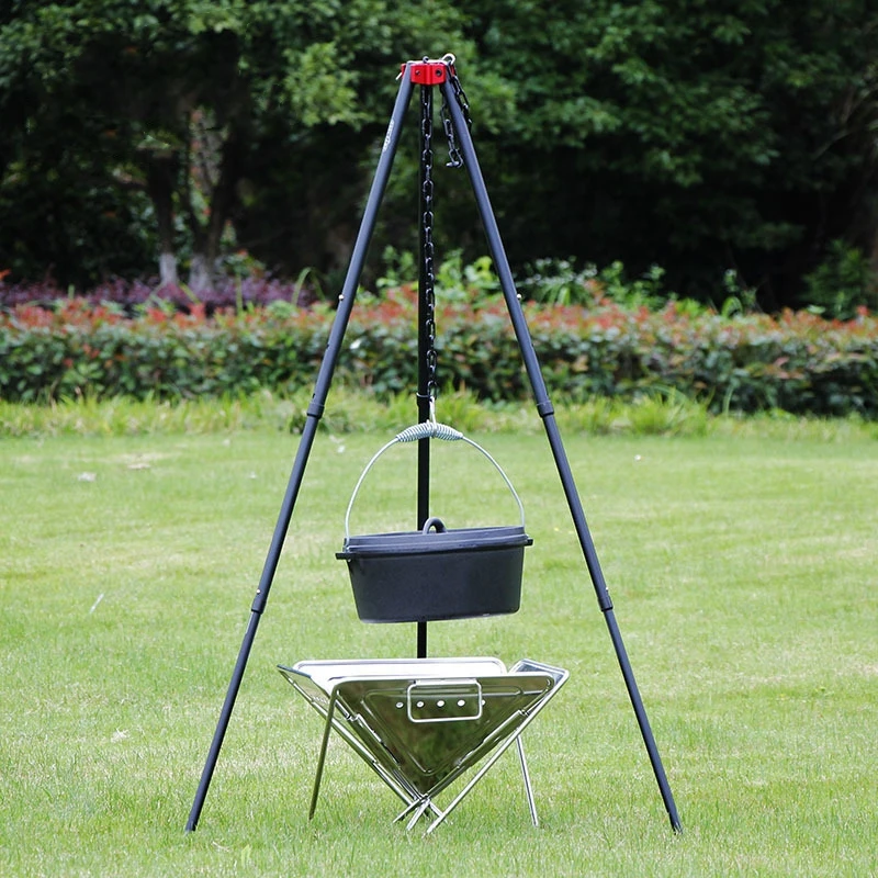 Outdoor Large Bonfire Tripod P - Camping Cooking Pot Tripod avis et prix