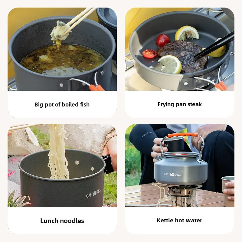 High Quality Outdoor Tableware - Quality Camping Cooking Set avis et prix
