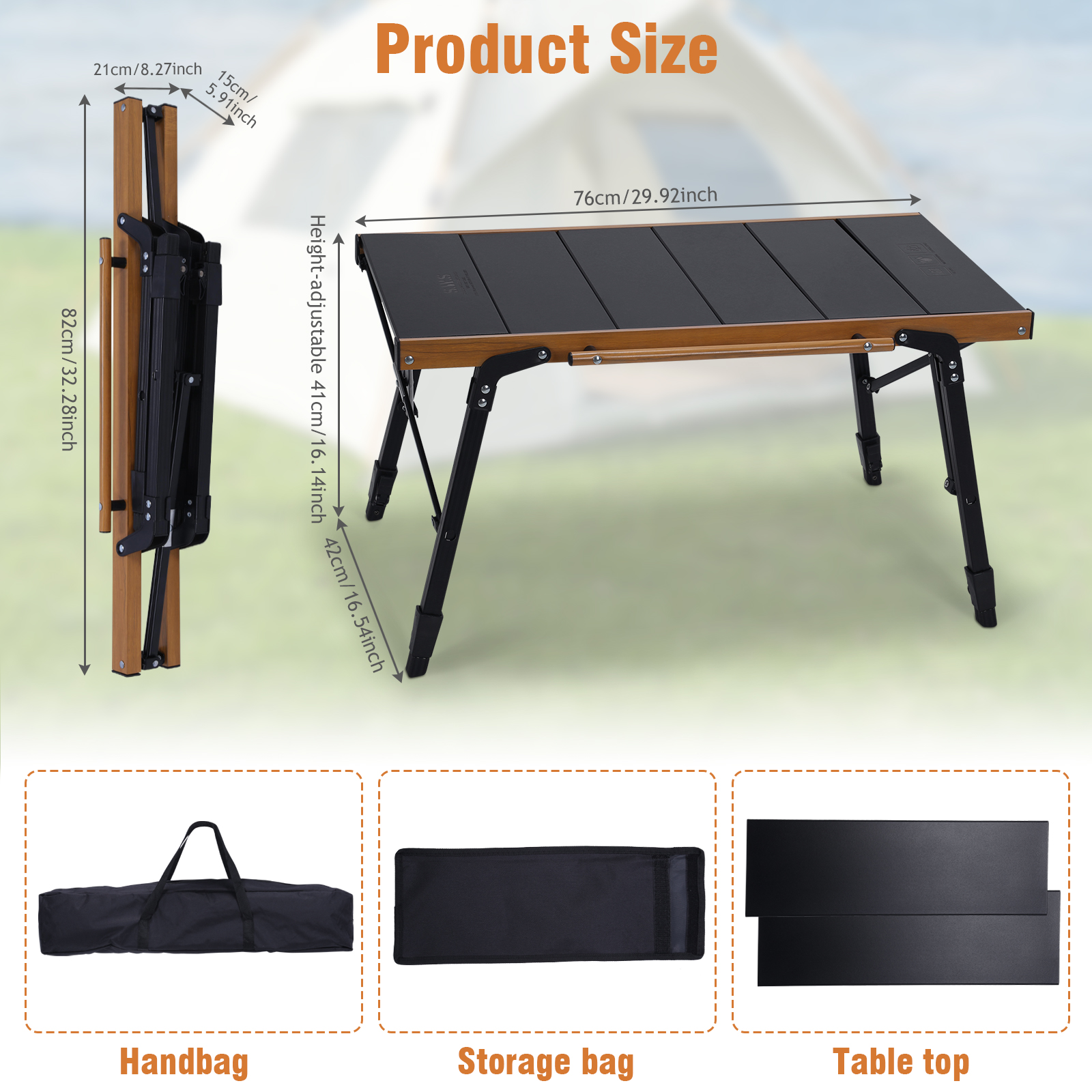 Portable Camping Table with St - Camping Cooking Table avis et prix