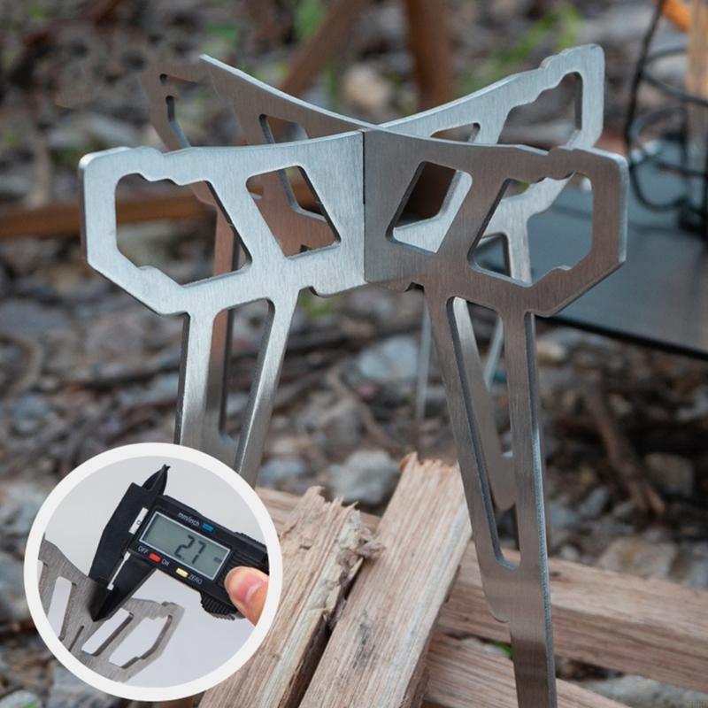 55KD Foldable Camp Stove Base  - Camping Cooking Pot Tripod avis et prix