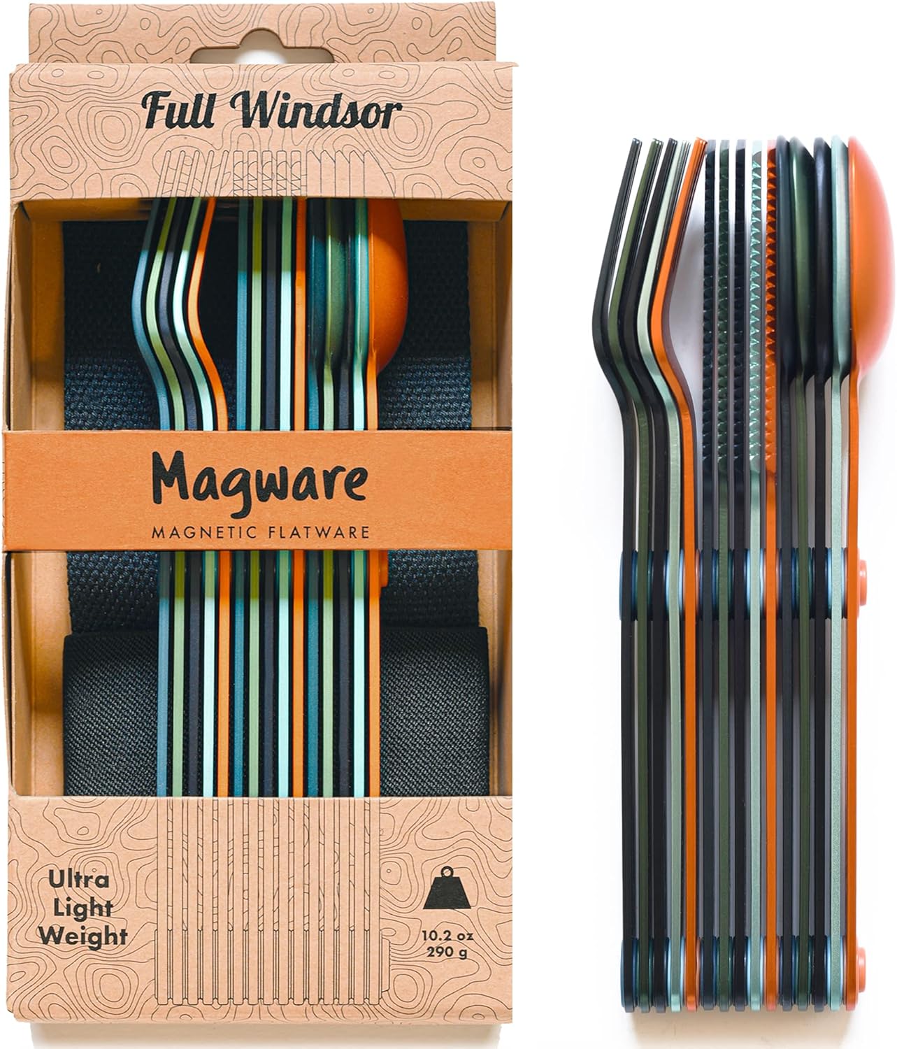 Magnetic Camping Cutlery Set,  - Camping Cooking Dining Set avis et prix