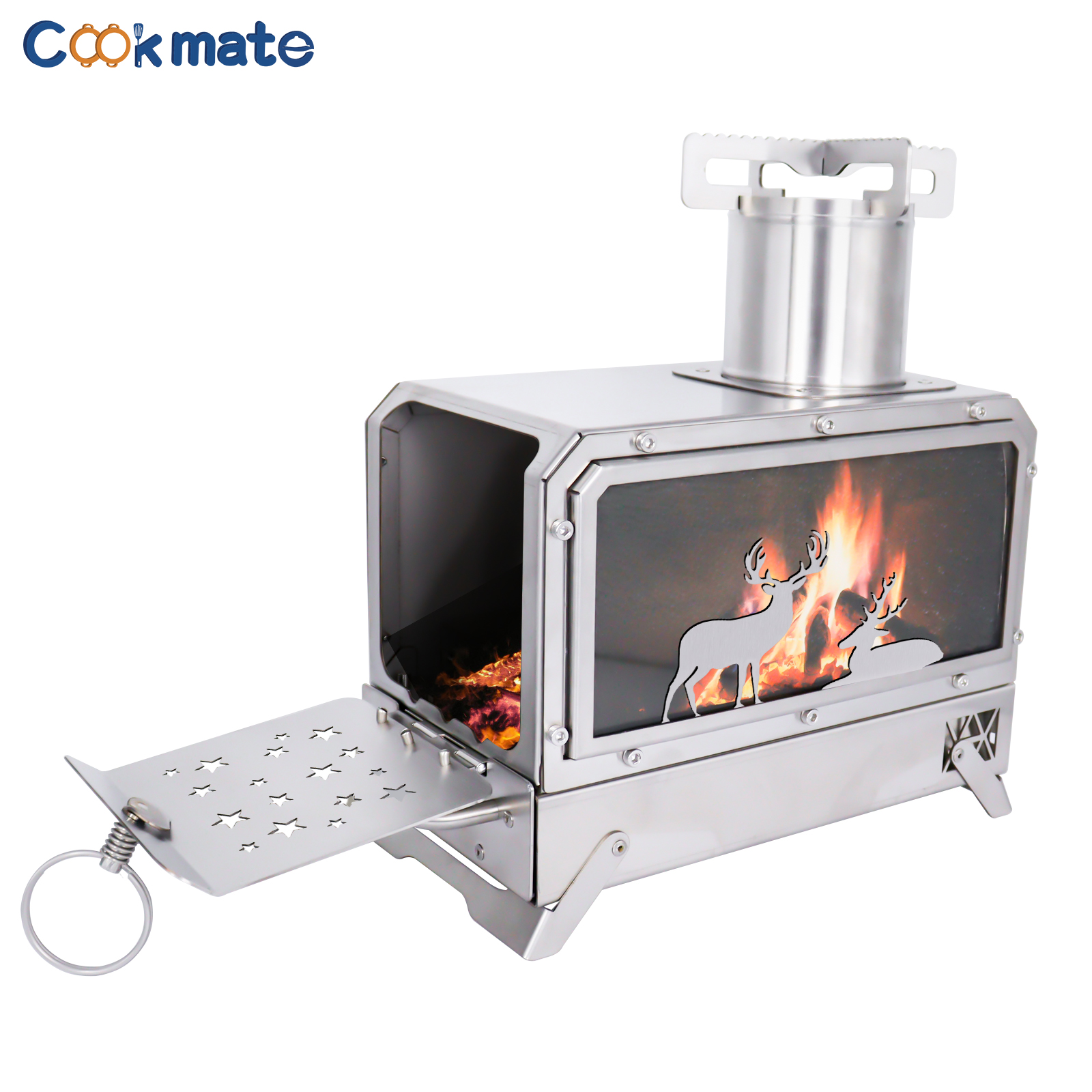 Stainless steel folding firewo - Cooking Outdoor Camping avis et prix