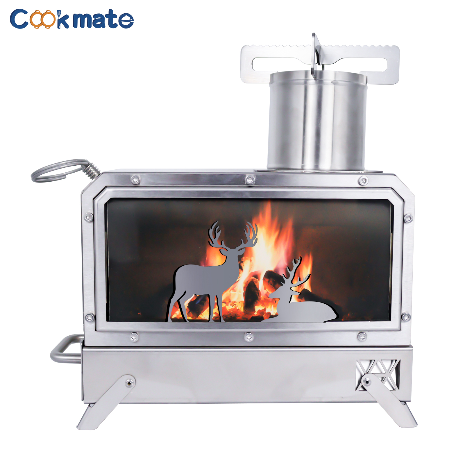 Stainless steel folding firewo - Cooking Outdoor Camping avis et prix
