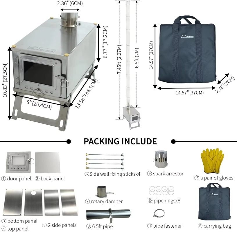 【Popular】DANCHEL S1 Foldable T - Cooking Outdoor Camping avis et prix