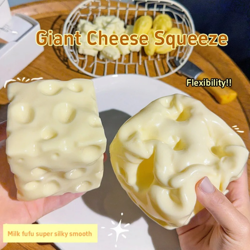 Taba Squishy Cheese Cube Stres - Fire Starter Cube avis et prix