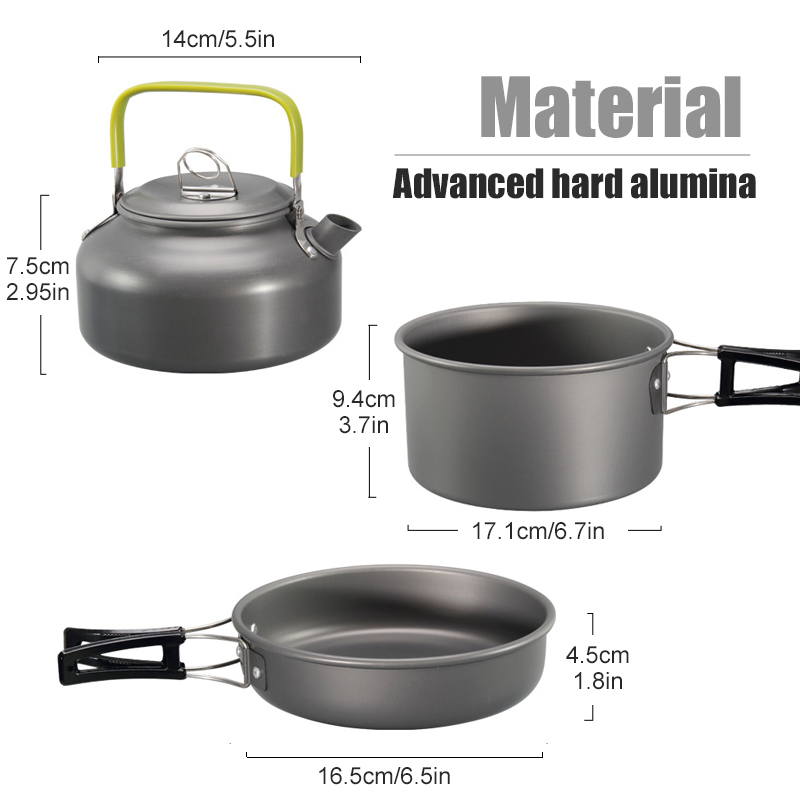 WESTTUNE Camping Cookware Kit  - Campfire Cooking Anime avis et prix
