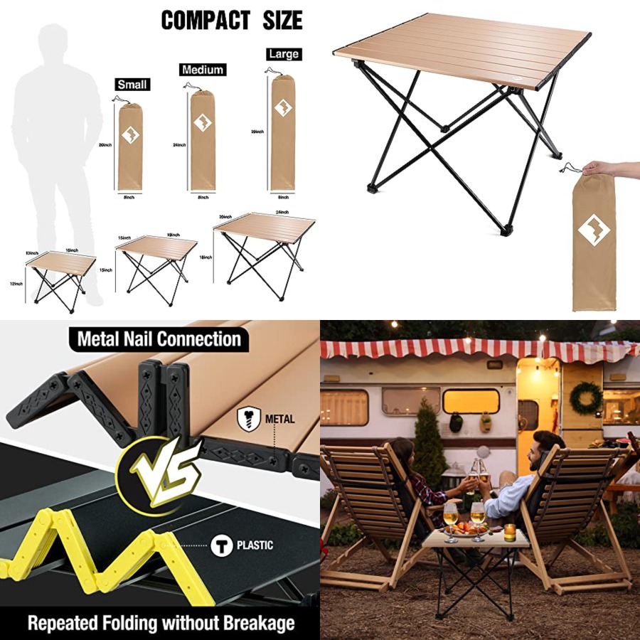 Por Side, Ultralight Aluminum  - Camping Cooking Table avis et prix