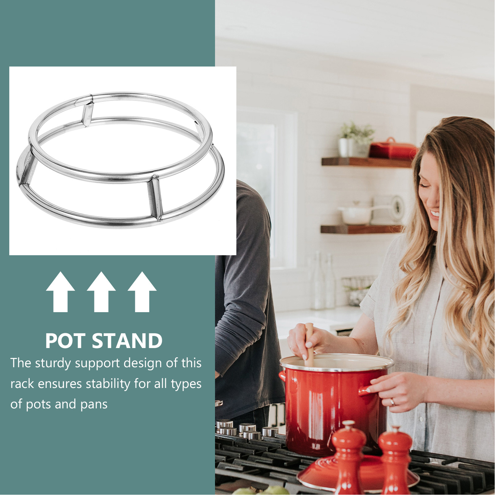 Heavy Duty Stainless Steel Pot - Camping Cooking Pot Tripod avis et prix