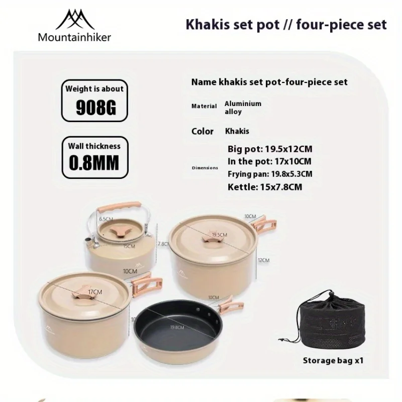 Mountainhiker new set pot kett - Camping Cooking Set 2 Person avis et prix