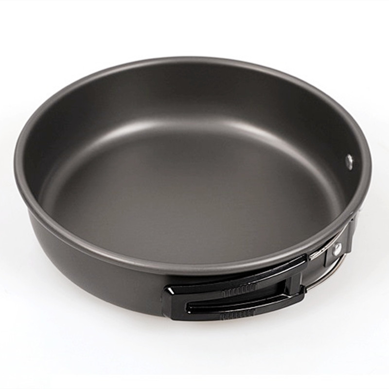 Outdoor Folding Nonstick Flat  - Camping Cooking Set 2 Person avis et prix