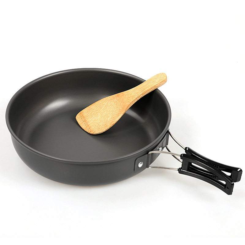 Outdoor Folding Nonstick Flat  - Camping Cooking Set 2 Person avis et prix