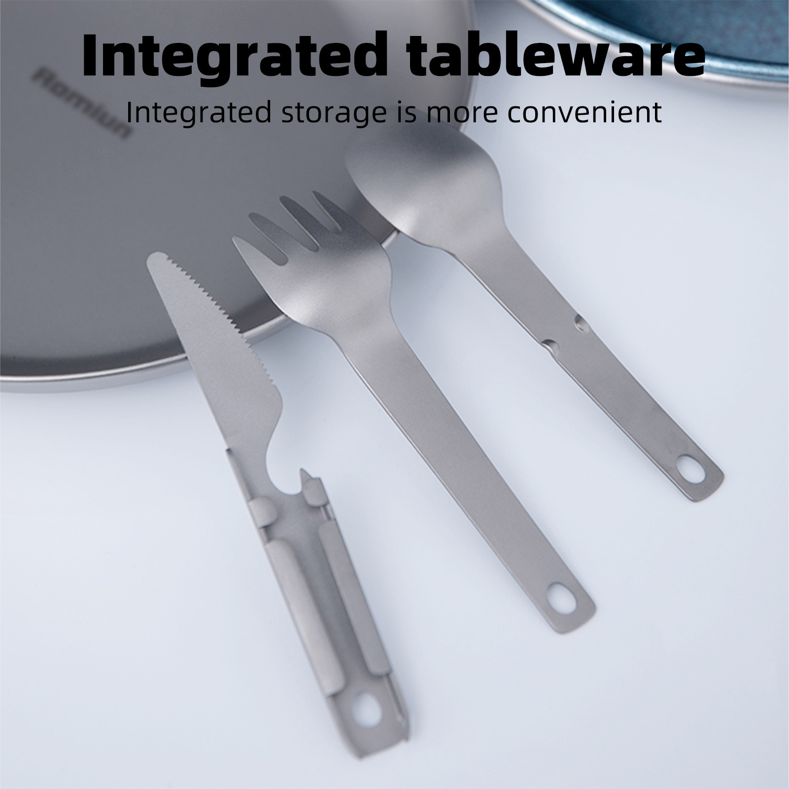 Metal Camping Plate Integrated - Camping Cooking Dining Set avis et prix