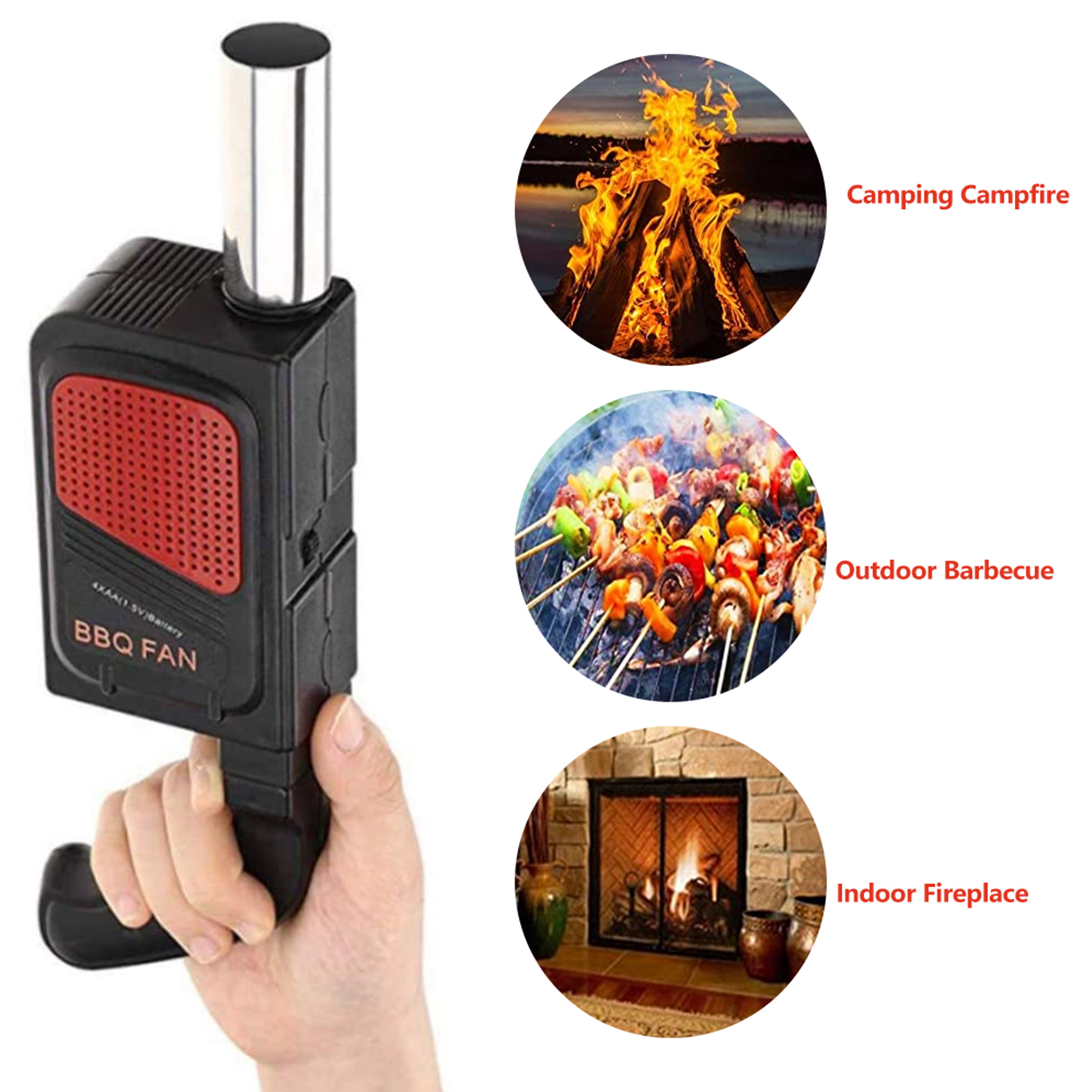 Handheld Electric BBQ Fan Air  - Camping Cooking Equipment avis et prix