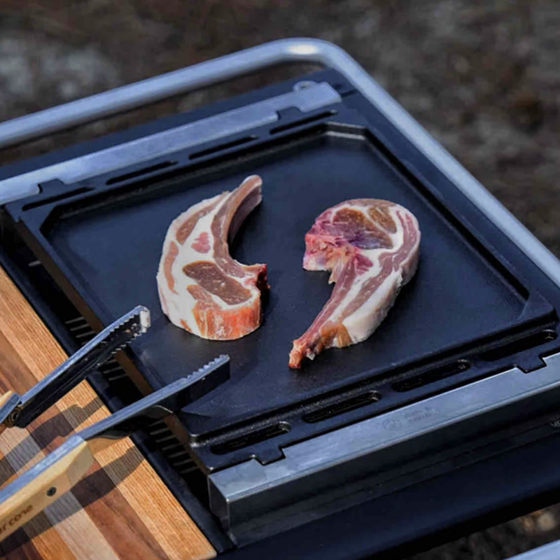 Outdoor Barbecue Grill Plate f - Camping Cooking Equipment avis et prix