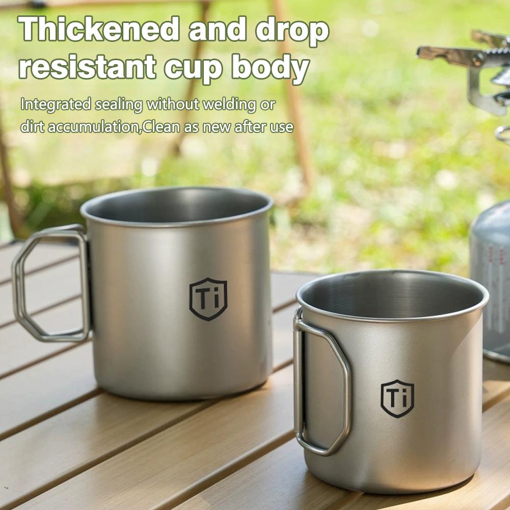 Camping Mug Titanium Cup Touri - Quechua Camping Cooking Set avis et prix