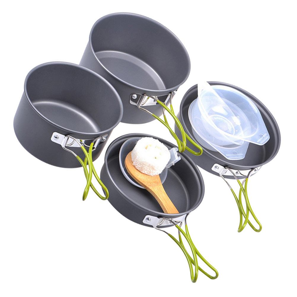 1Set Portable Camping Cookware - Camping Outdoor Cooking Set avis et prix