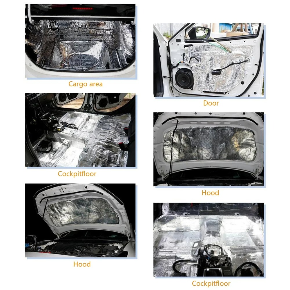 5/10MM Sound Deadener Heat Ins - Aluminum Foil Heavy Duty avis et prix