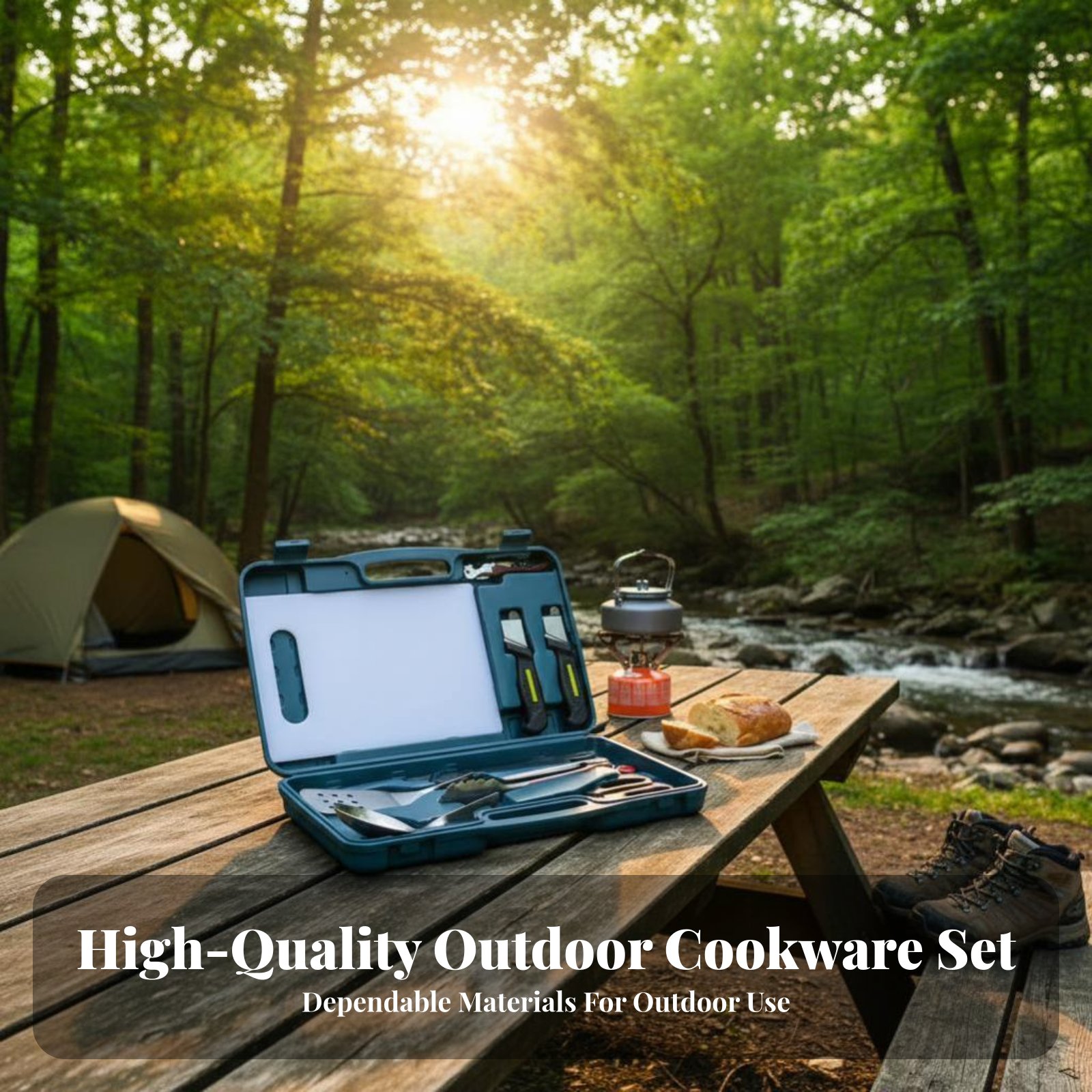 Outdoor Dining Cutlery Set, Ca - Camping Cooking Dining Set avis et prix