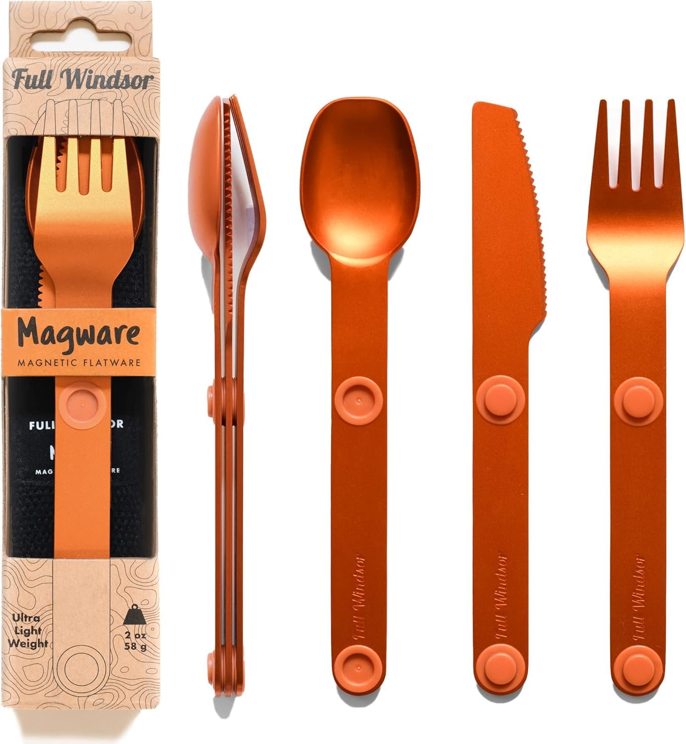 Magnetic Camping Cutlery Set - - Camping Cooking Dining Set avis et prix