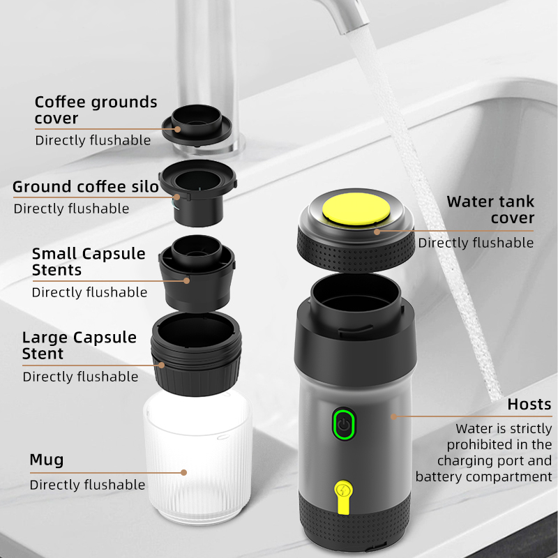 60ml portable electric wireles - Pocket Coffee Maker avis et prix