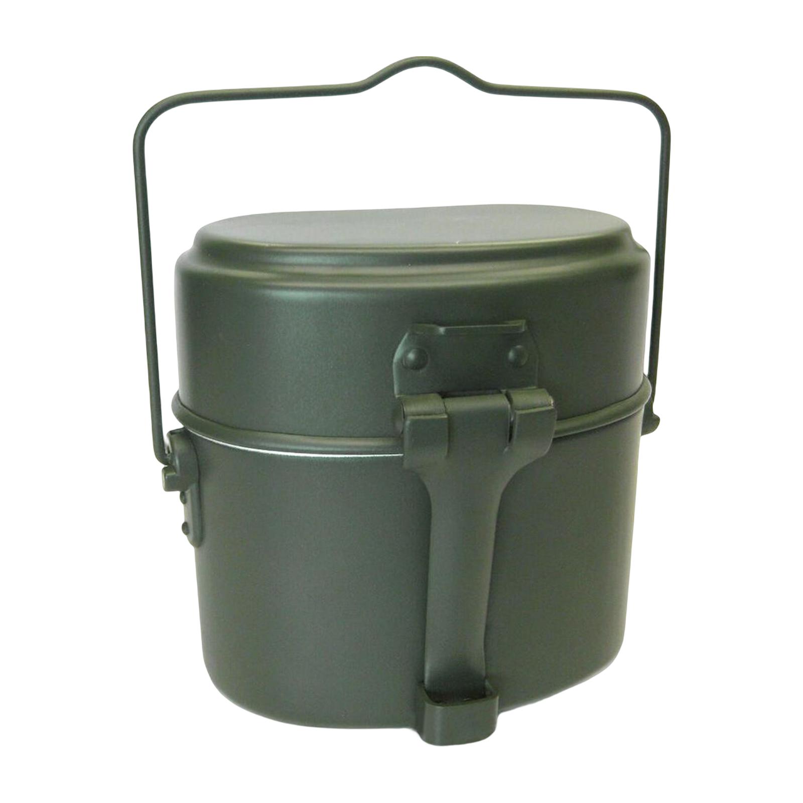 Lunch Box Mess Kit Pot and Pan - Camping Cooking Set 2 Person avis et prix