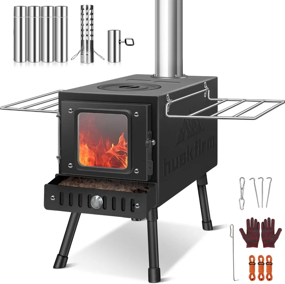 Portable Wood Burning Stove fo - Camping Cooking Tent avis et prix