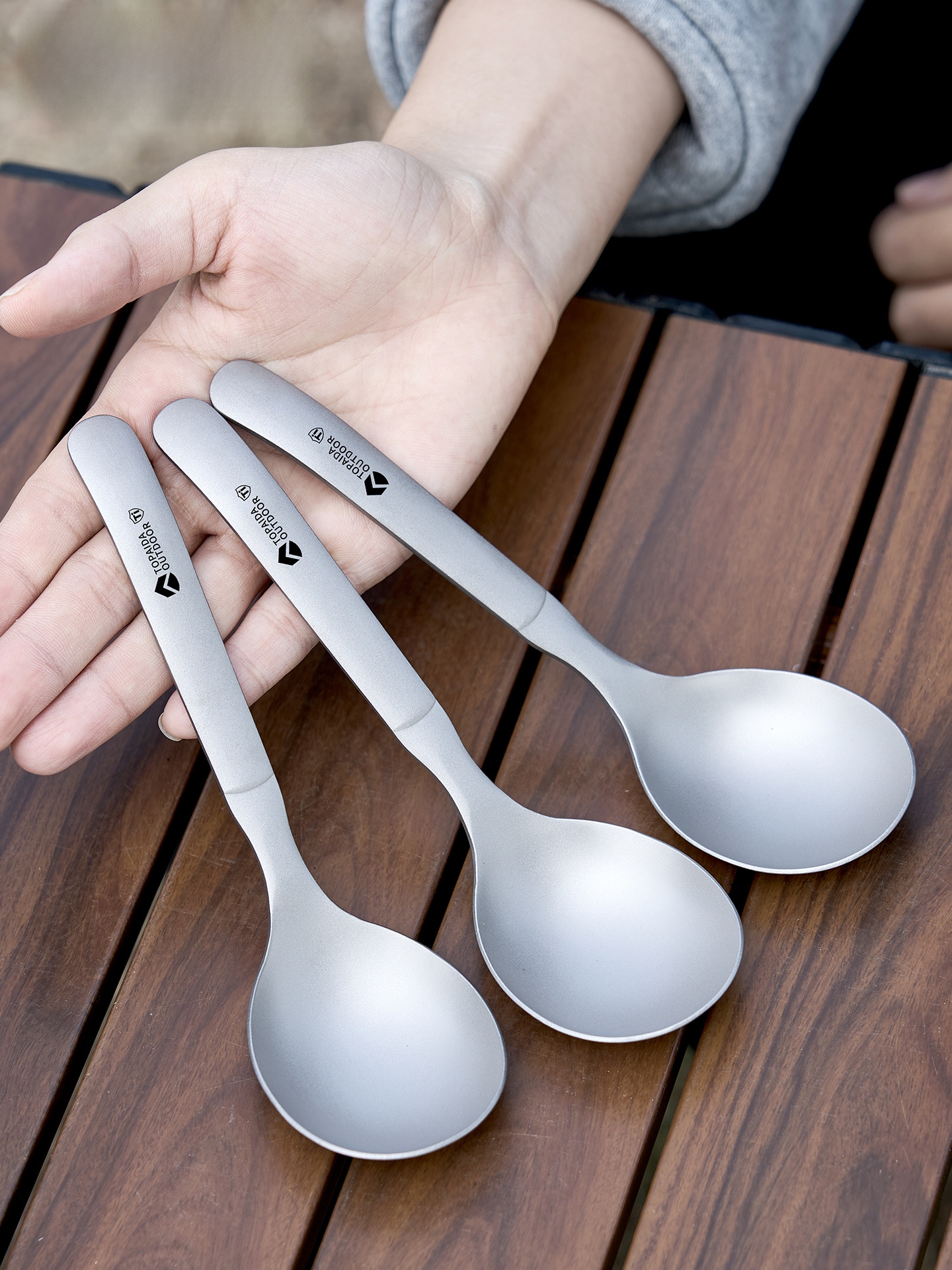 Pure Titanium Spatula Thickene - Camping Cooking Dining Set avis et prix