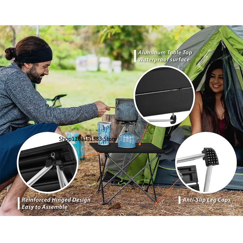 Portable Folding Camping Table - Camping Cooking Table avis et prix