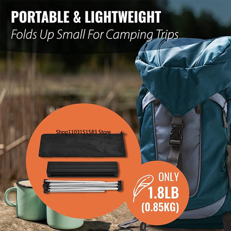 Portable Folding Camping Table - Camping Cooking Table avis et prix