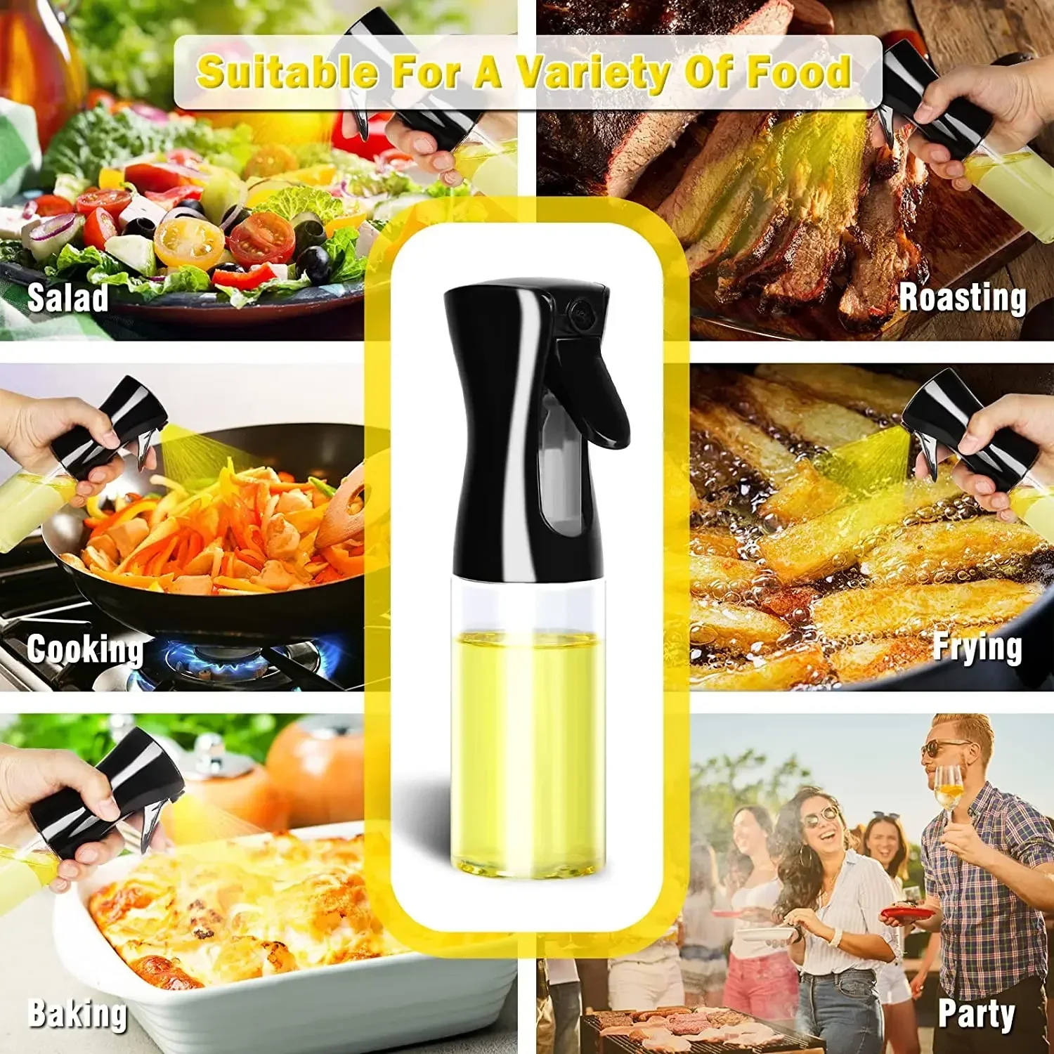 500ml Plastic Oil Spray Bottle - Camping Cooking Oil Container avis et prix