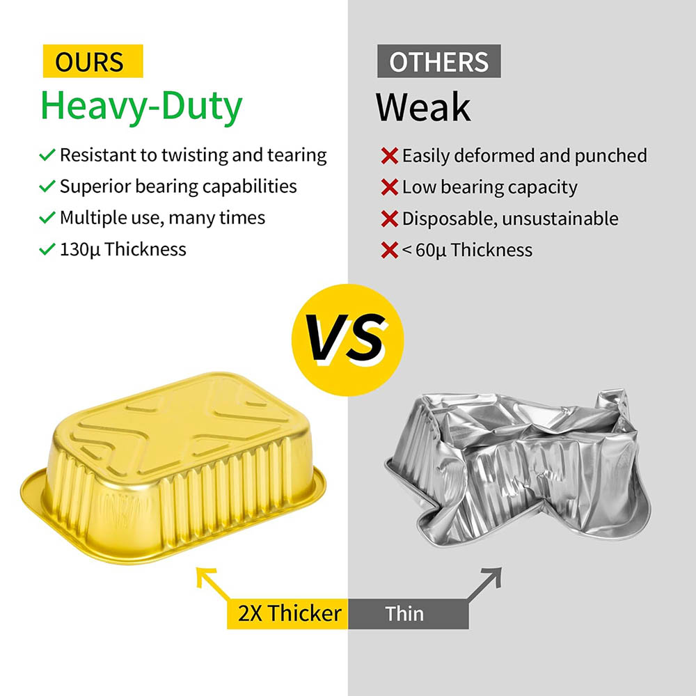 Small Aluminum Pans with Lids  - Aluminum Foil Heavy Duty avis et prix