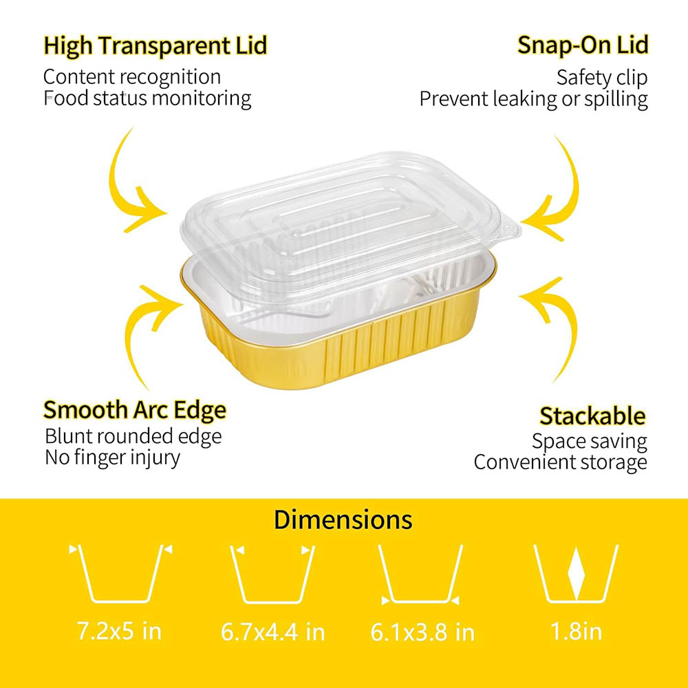 Small Aluminum Pans with Lids  - Aluminum Foil Heavy Duty avis et prix