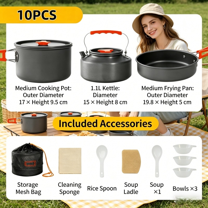 Home Household Camping Cookwar - Camping Cooking Equipment avis et prix