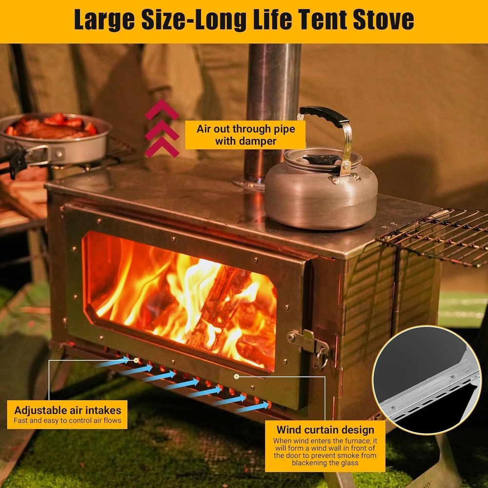 Portable Stainless Steel Campi - Camping Cooking Tent avis et prix