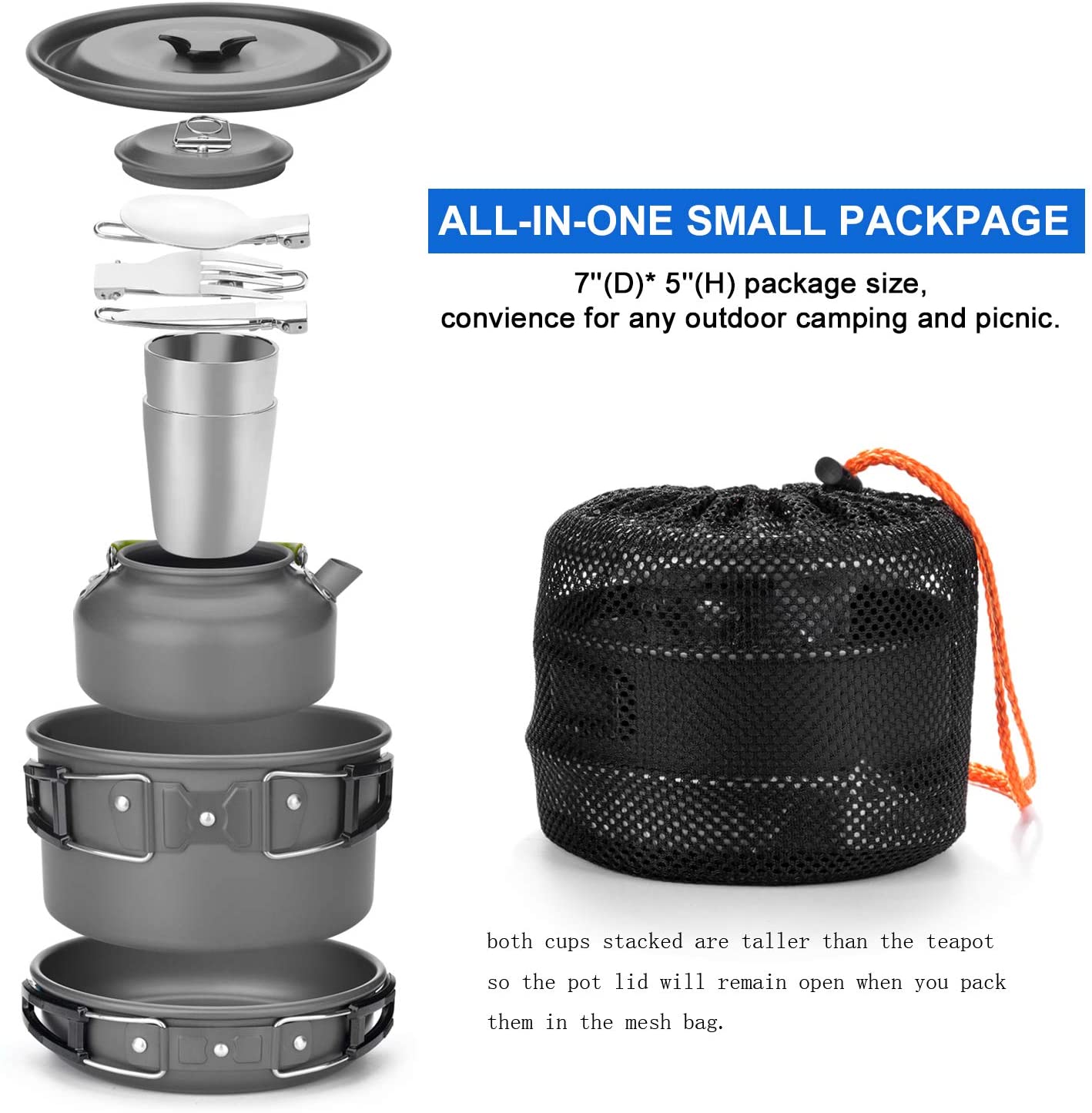 High Quality Aluminium Camping - Quality Camping Cooking Set avis et prix