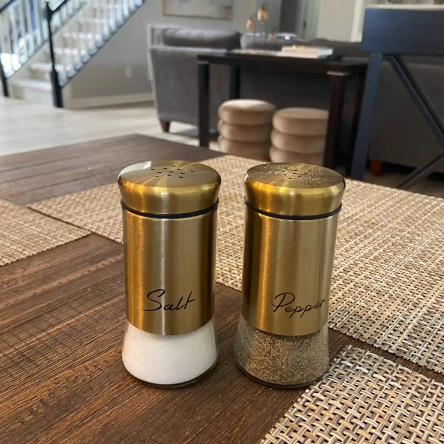 2Pcs 5Oz Glass Bottom Salt Pep - Camping Cooking Dining Set avis et prix