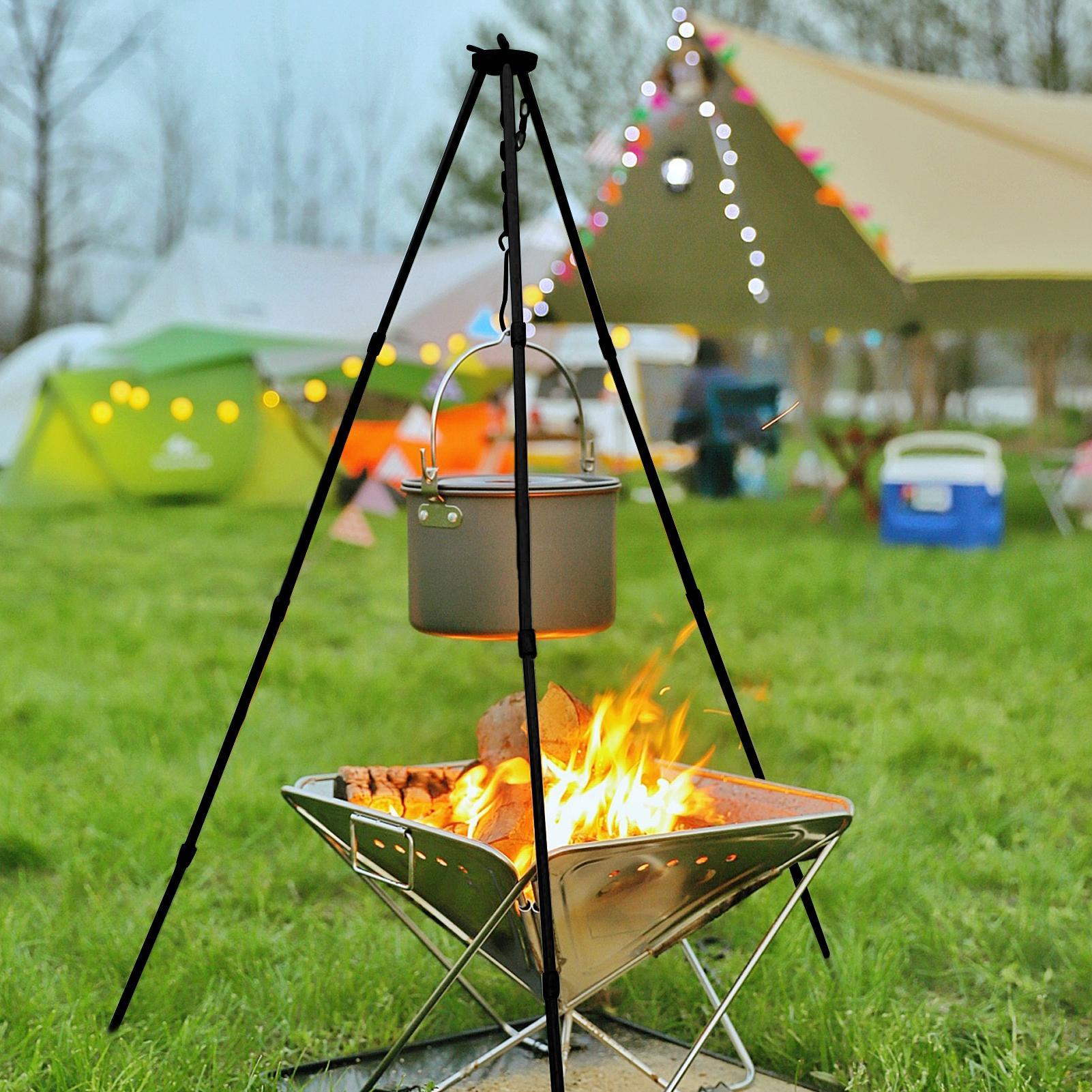 Outdoor Large Bonfire Tripod P - Camping Cooking Pot Tripod avis et prix