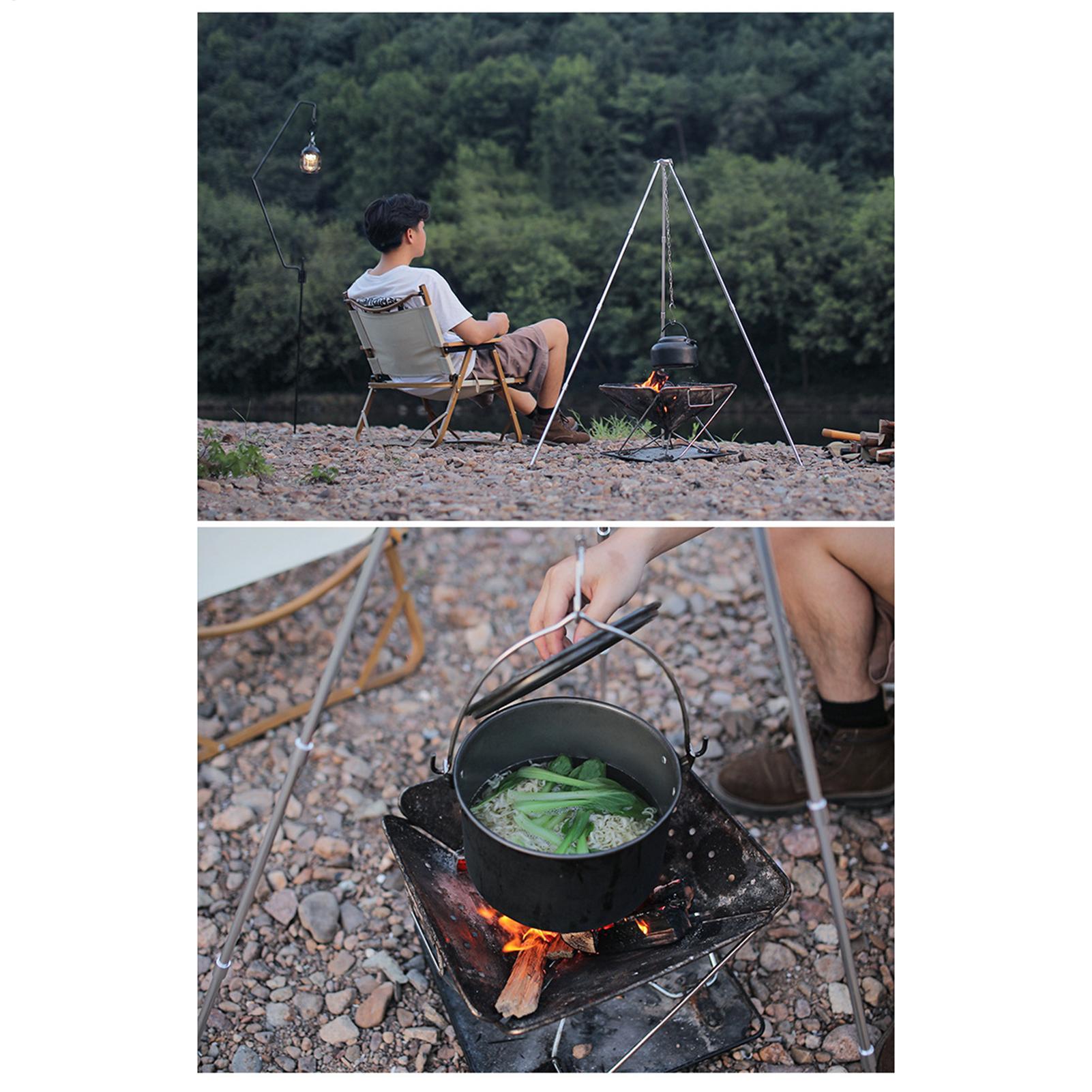 Outdoor Large Bonfire Tripod P - Camping Cooking Pot Tripod avis et prix