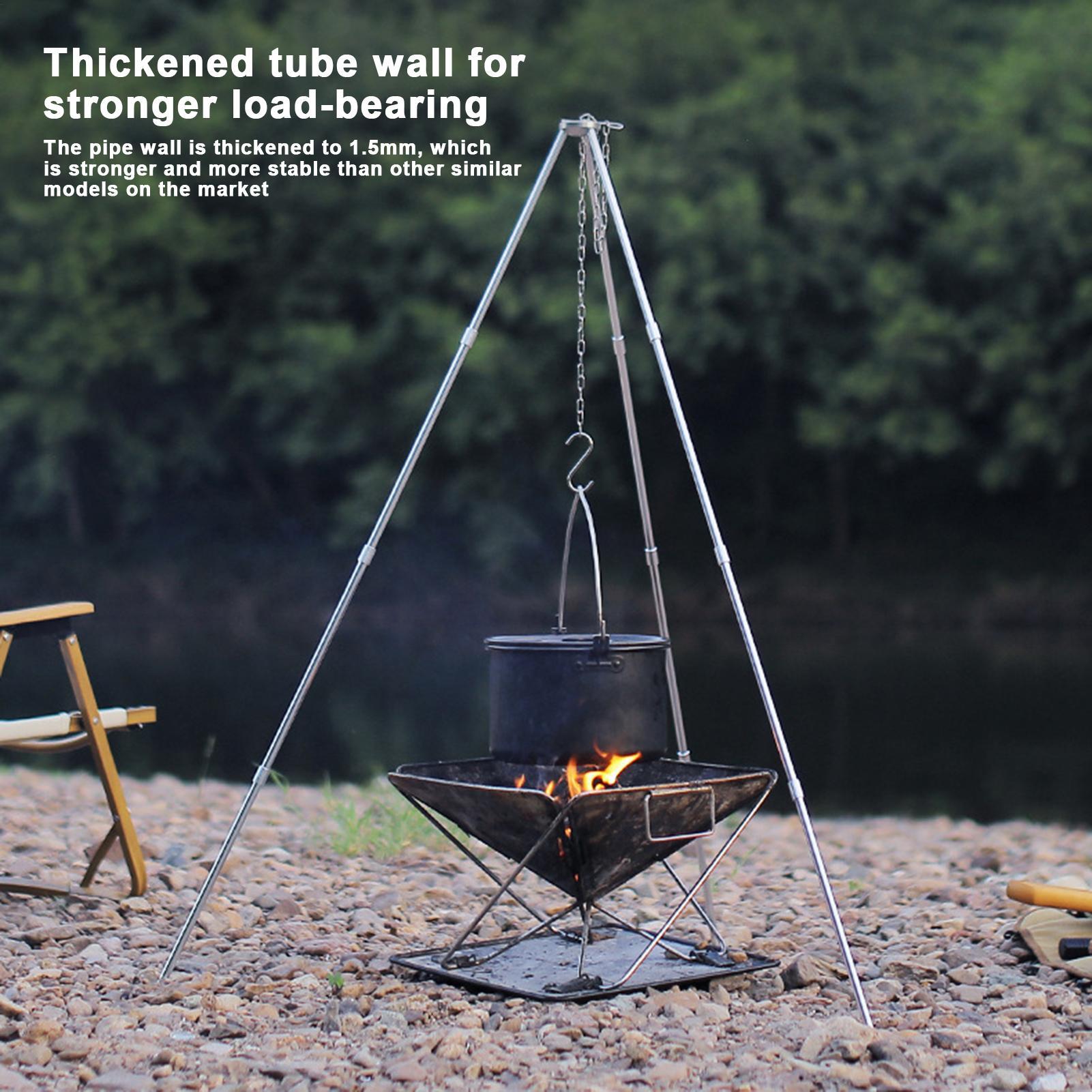 Outdoor Large Bonfire Tripod P - Camping Cooking Pot Tripod avis et prix