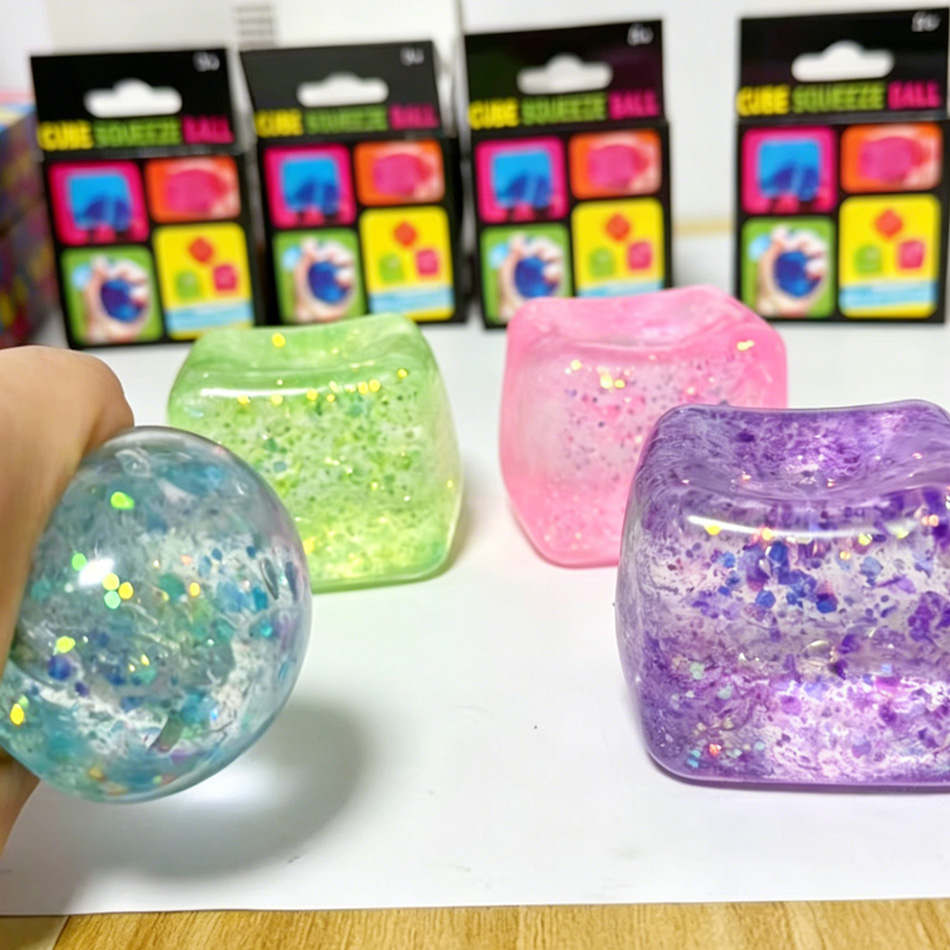 Colorful Glitter Stress Cube T - Fire Starter Cube avis et prix