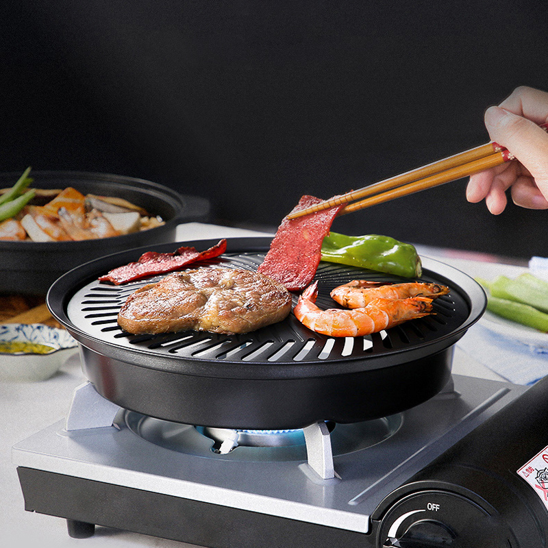 Korean Non-stick Barbecue Tray - Camping Cooking Top avis et prix