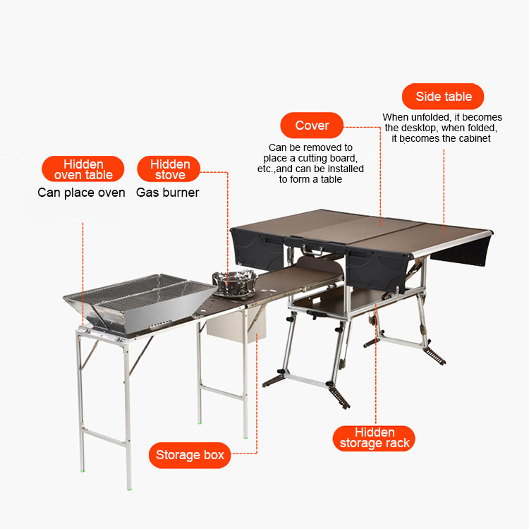 High Quality Foldable Outdoor  - Quality Camping Cooking Set avis et prix