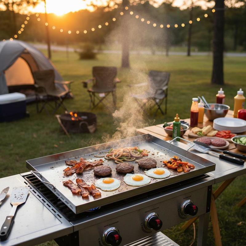Universal Flat Top Rectangular - Camping Cooking Top avis et prix