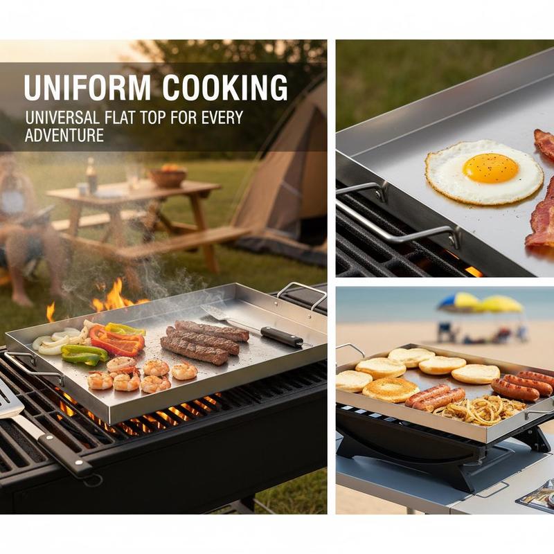 Universal Flat Top Rectangular - Camping Cooking Top avis et prix