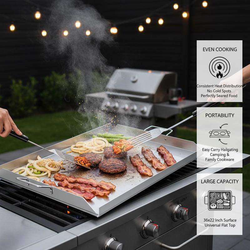Universal Flat Top Rectangular - Camping Cooking Top avis et prix