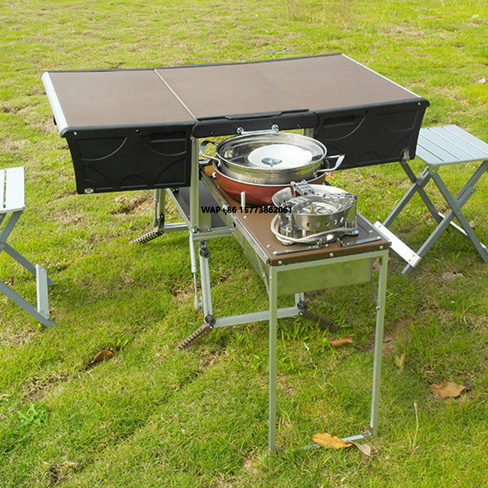 Portable Outdoor Folding Food  - Camping Cooking Dining Set avis et prix