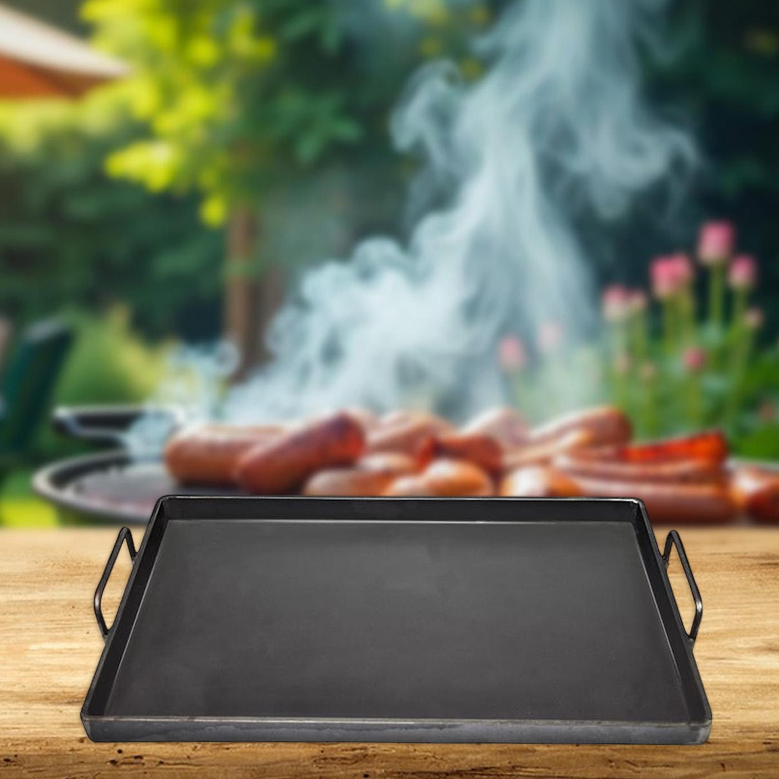 1 Pc Cast Iron Cooking Griddle - Camping Cooking Top avis et prix