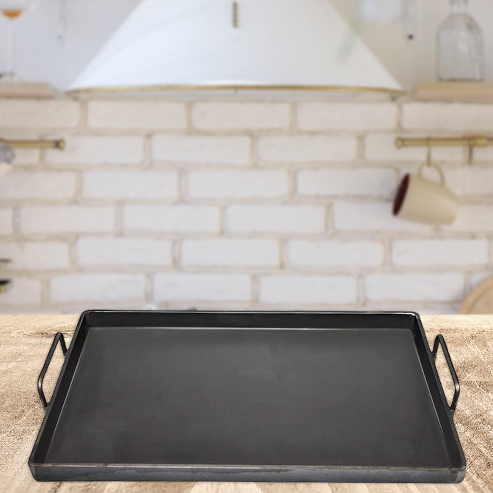 1 Pc Cast Iron Cooking Griddle - Camping Cooking Top avis et prix
