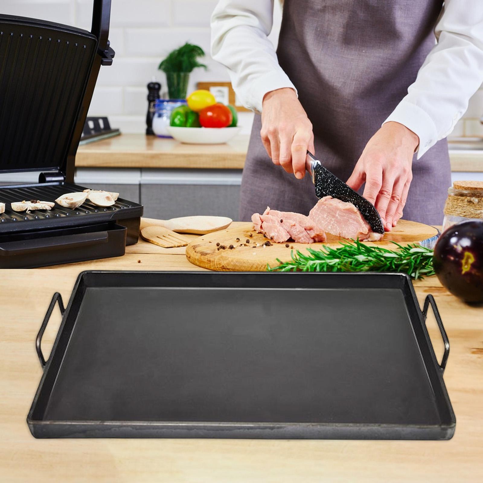 1 Pc Cast Iron Cooking Griddle - Camping Cooking Top avis et prix