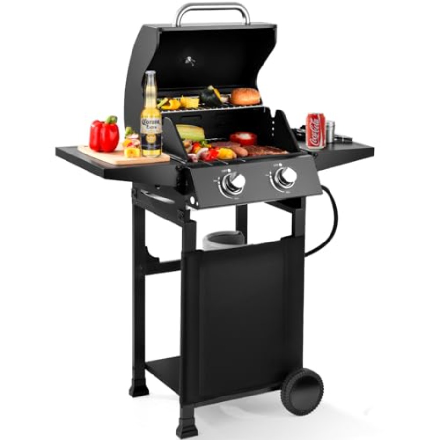 2-Burner Gas Grill 234 SQ.IN O - Camping Cooking Top avis et prix